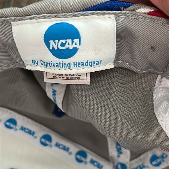 University of Kansas Jayhawks Mascot Baseball‎ Style Hat Cap Gray White NCAA - Picture 7 of 7